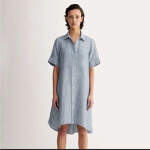 Everlane linen daytripper shirtdress Small